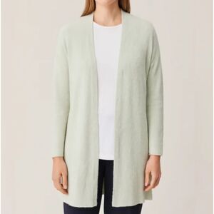 Eileen Fisher Organic Linen Blend Cardigan Size Small